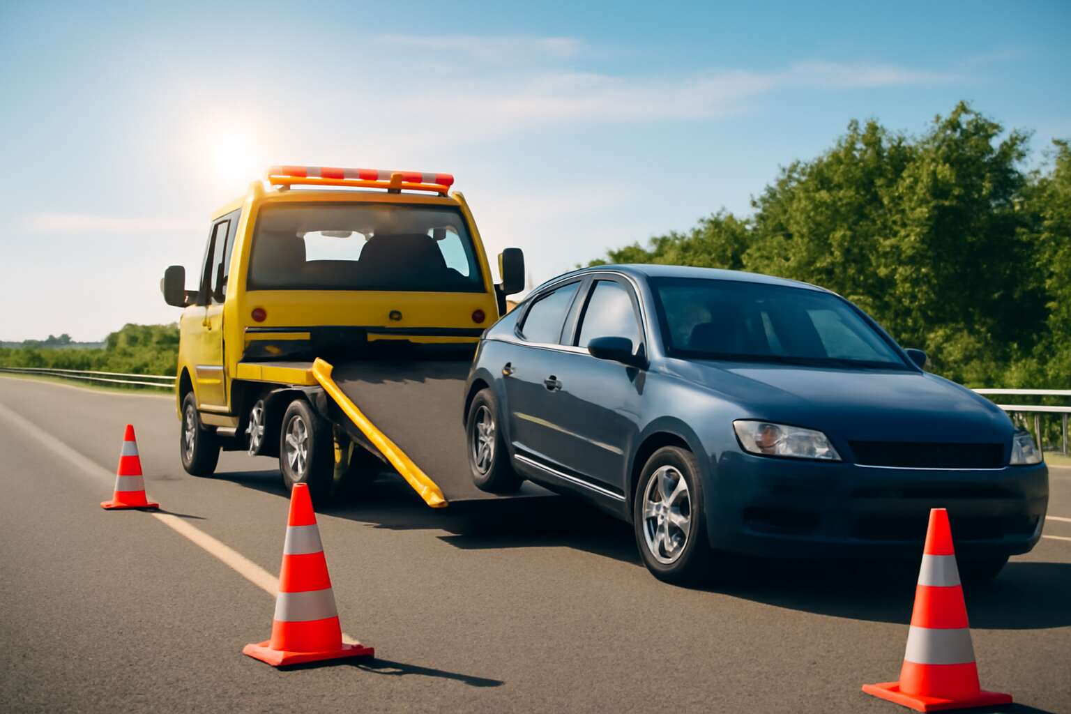 Speedy rescue with first towing services - your road to safety starts ...