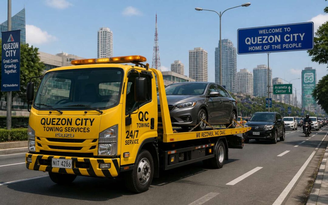 Get towing services Quezon City within minutes.
