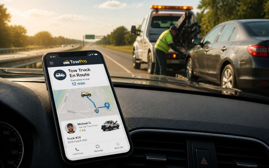 Get instant roadside assistance with a reliable towing services app.